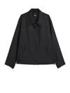 Y-3 Ref W Blouson Polyester And Wool Jacket In Black