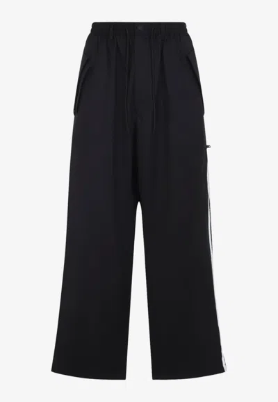 Y-3 Refined Pants In Wool Blend In Black