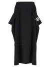 Y-3 REFINED WOVEN MAXI SKIRT