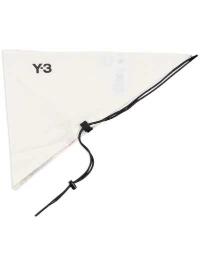 Y-3 Reflective Bandana In White