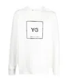 Y-3 Reflective-logo Cotton Sweatshirt In White