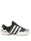 Y-3 Leather Trainers In White