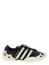 Y-3 Leather Trainers In White