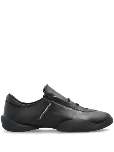 Y-3 REGU LEATHER SNEAKERS