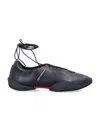 Y-3 Black Regu Mary Jane Sneakers In Black