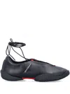 Y-3 Black Regu Mary Jane Sneakers In Black