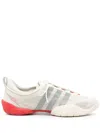 Y-3 Regu Sneakers In Beige Leather And Fabric In Neutrals