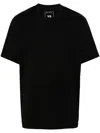 Y-3 Logo Short-sleeved T-shirt In Black