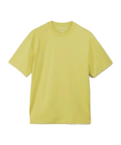 Y-3 Regular Short Sleeve Tee In Yellow