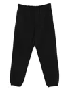 Y-3 Relaxed Fit Black Trousers With Elasticated Waistband In Black