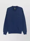 Y-3 Ribbed Crew Neck Sweater With Long Sleeves In Blue