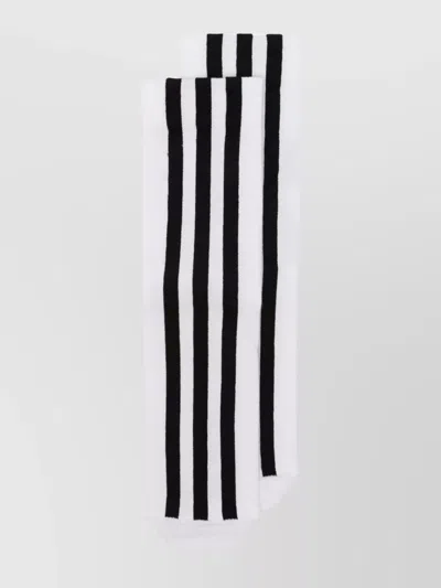 Y-3 Ribbed Stripes For Lingerie In White