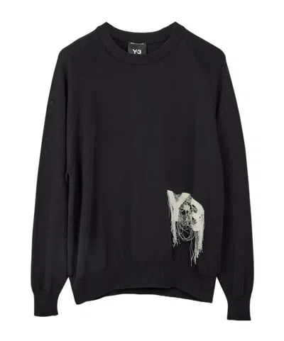 Y-3 Round Neck Sweater In Black