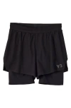 Y-3 Run 2-in-1 Shorts In Black