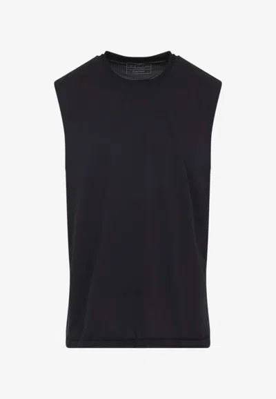 Y-3 Run Crewneck Tank Top In Black