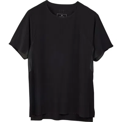 Y-3 Run Mesh T-shirt In Black