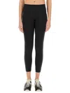Y-3 Logo-embellished Performance Leggings In Black