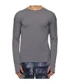 Y-3 Running Long-sleeved T-shirt In Gray