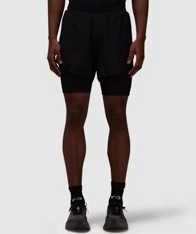 Y-3 Running Short In Black