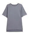 Y-3 Running Short Sleeved T-shirt In Gray