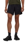 Y-3 Logo-print Track Shorts In Black
