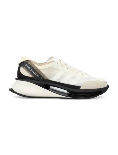 Y-3 S-gendo Run Sneakers In Off White/cream White/black
