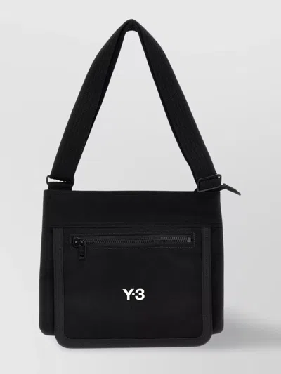 Y-3 Sacoche Crossbody Bag Adjustable Strap In Black