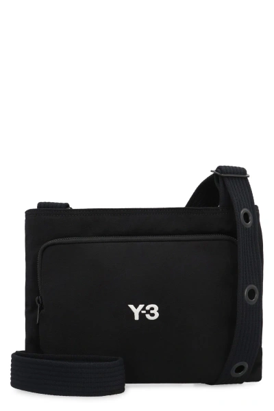 Y-3 Sacoche Fabric Shoulder Bag In Black