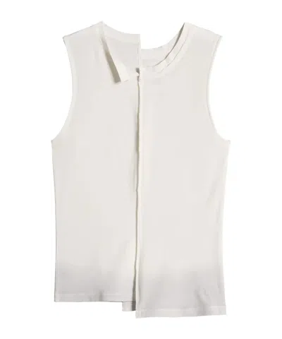 Y-3 Y 3 W Knit Dd Tank In White