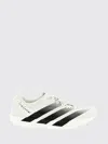 Y-3 White Black Adios 9 Mesh Elasticized Rubber-sole Sneakers In White