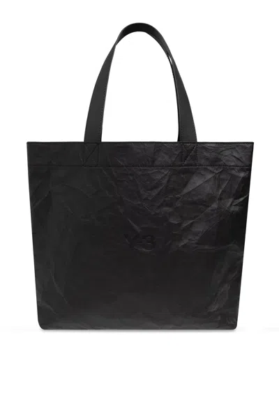 Y-3 Shopper Bag With Logo In Black