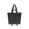 Y-3 Spacious Tote Bag With Leather Straps And Embossed Logo In Black