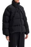 Y-3 Short Oversized Down Jacket In Black