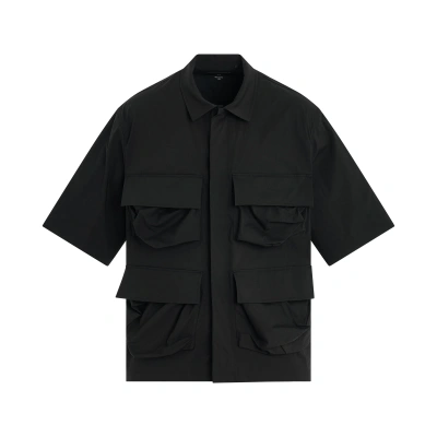 Y-3 Short Sleeve 4 Pocket Shirt In Black