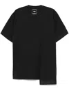 Y-3 Black Premium Short Sleeve T-shirt In Black