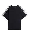 Y-3 Adidas Y 3 Black T Shirt In Wool And Nylon Blend In Black