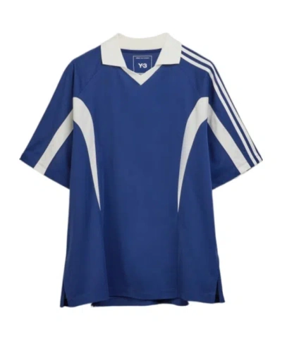 Y-3 Short-sleeved T-shirt In Blue