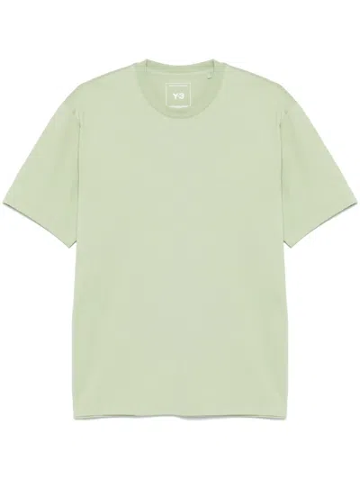 Y-3 Short-sleeves T-shirt In Verde