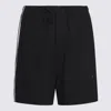 Y-3 Striped Waistband Shorts Back Pocket In Black