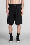 Y-3 Shorts In Black Polyamide In Black