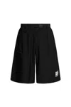 Y-3 Jfa Logo Patch Shorts In Black