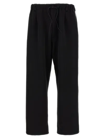 Y-3 SIDE BAND JOGGERS PANTS WHITE/BLACK