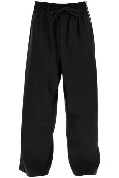 Y-3 SIDE PANEL WIDE LEG TROUSERS