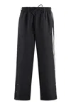 Y-3 3-stripe Drawstring Track Pants In Black