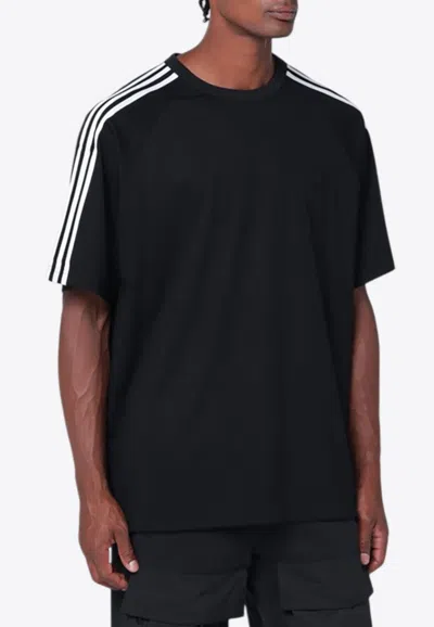 Y-3 SIGNATURE STRIPES CREWNECK T-SHIRT