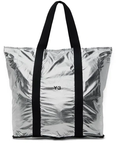 Y-3 Silver Beach Tote In Black