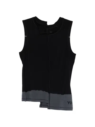 Y-3 Asymmetric Tank Top In Black