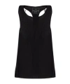 Y-3 Perforated-detail Tank Top In Black