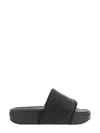 Y-3 Unisex Platform Leather Slides In Black