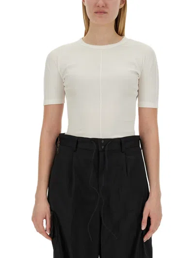 Y-3 Adidas Slim Fit T-shirt In Neutral
